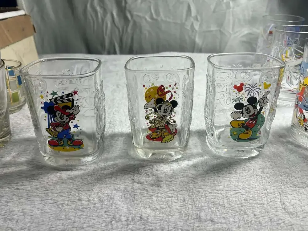 McDonald's Walt Disney World 2000 Celebration Glasses Set of 3